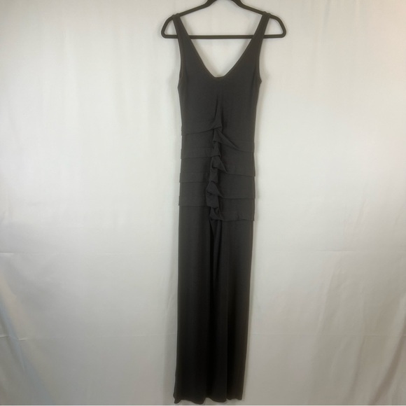 Marste Ruched Dubai ruched bodycon tank top Black Bodycon with Slit 4-6 Gray - Picture 10 of 14
